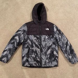 Boys North Face reversable winter jacket